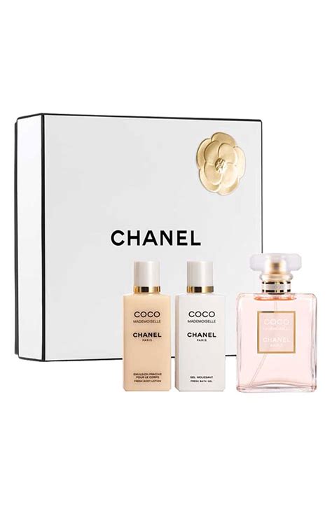 chanel mademoiselle gift sets.